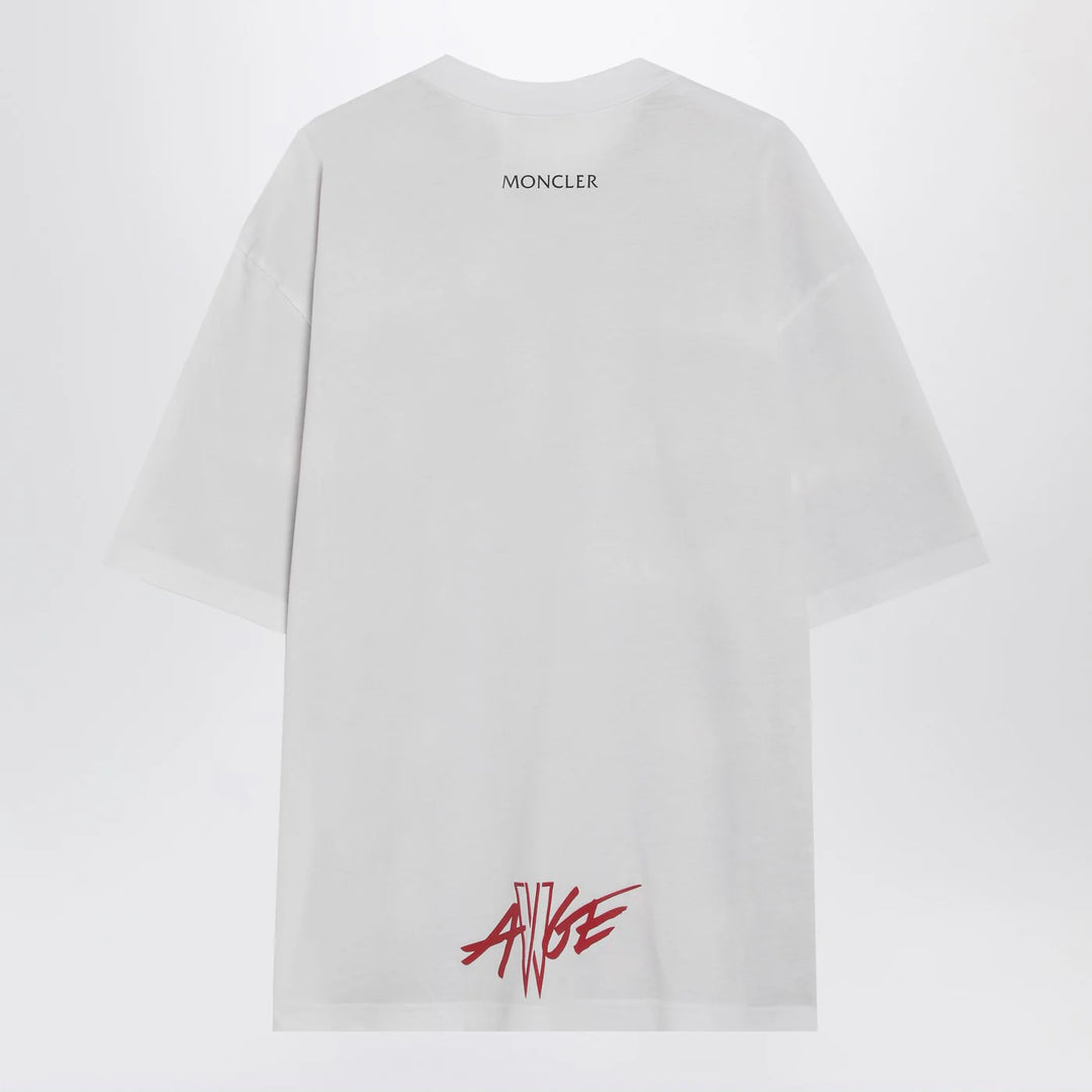 Moncler X A$AP Rocky - Red cotton T-shirt with digital print