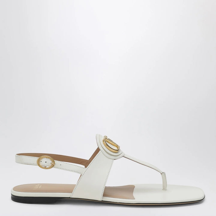 Valentino Garavani - Ivory VLogo Signature Thong Sandals