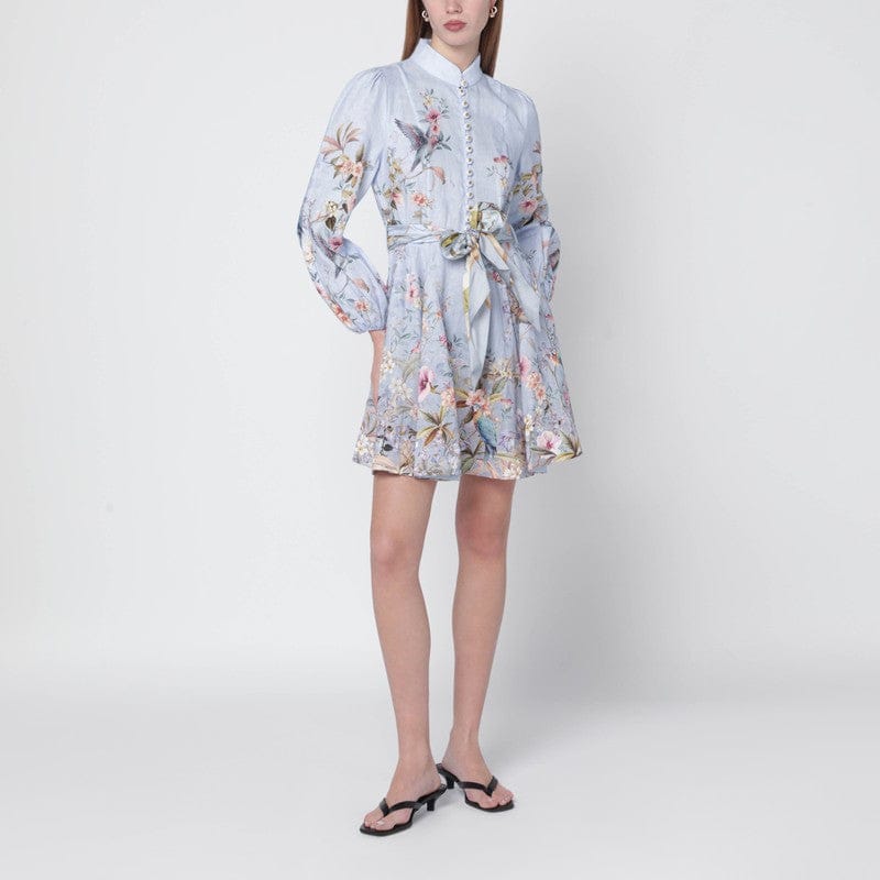 Dresses ZIMMERMANN - Rebellion blue Aviary mini dress - 3 Brand