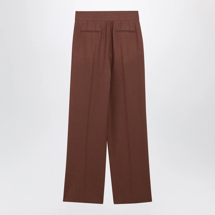 Valentino - Light Brown Wool Trousers