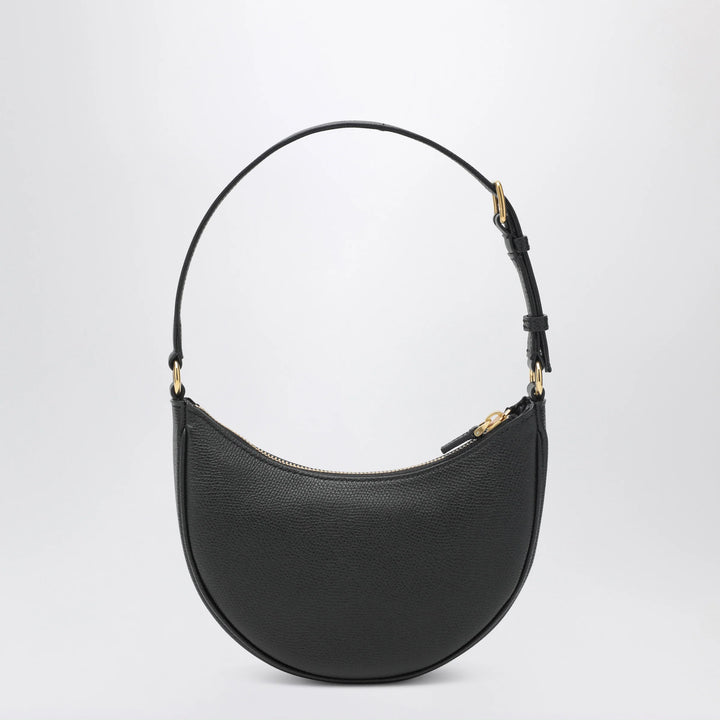 Valentino Garavani - Vlogo Signature Mini Hobo bag in black leather