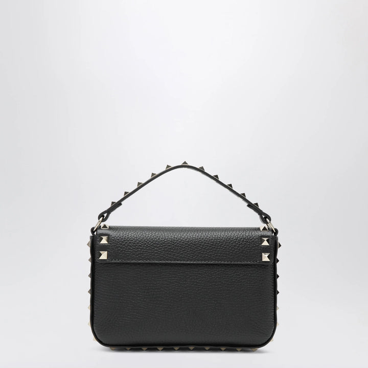 Valentino Garavani - Rockstud pouch in grained calfskin leather, black