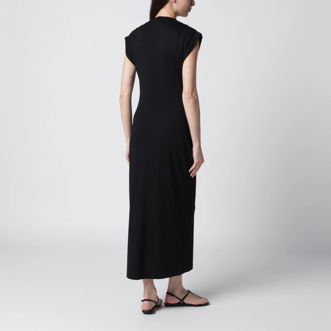 ANINE BING - Alix black cotton-blend dress