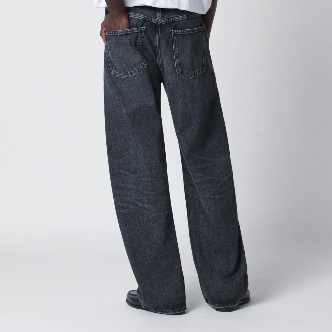 AGOLDE - Dark washed black Afton jeans