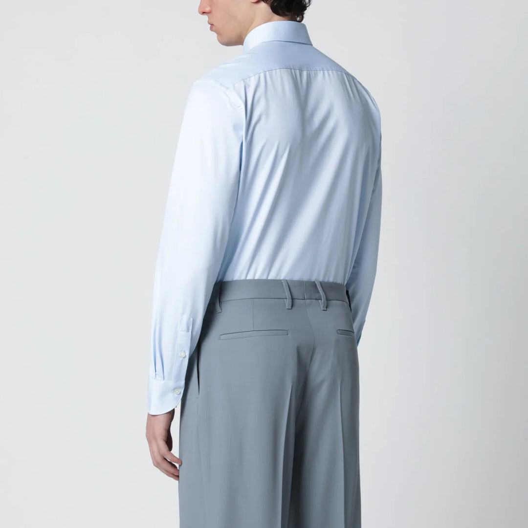 XACUS - Active Tailor Fit shirt light blue