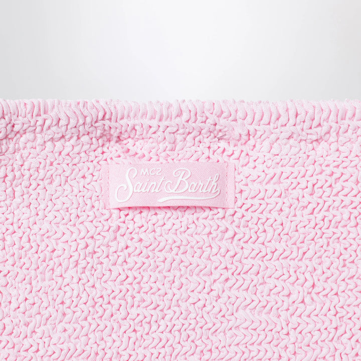 MC2 Saint Barth - Baker bikini in pink crinkle fabric