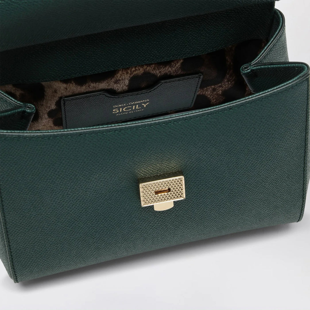 Dolce&amp;Gabbana - Sicily medium top-handle bag in green