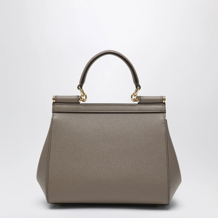 Dolce&amp;Gabbana - Medium Sicily handbag in light mud colour