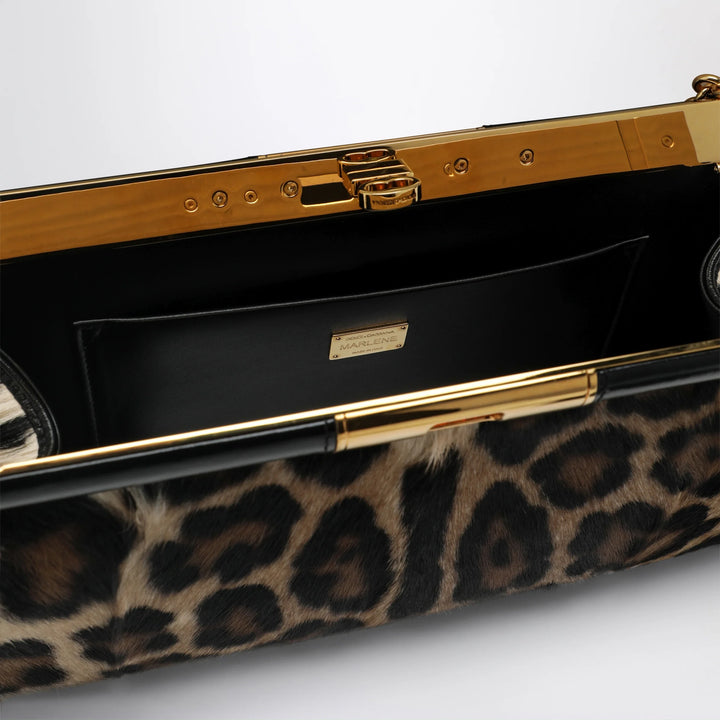 Dolce&amp;Gabbana - Marlene shoulder bag in leopard-print kidskin
