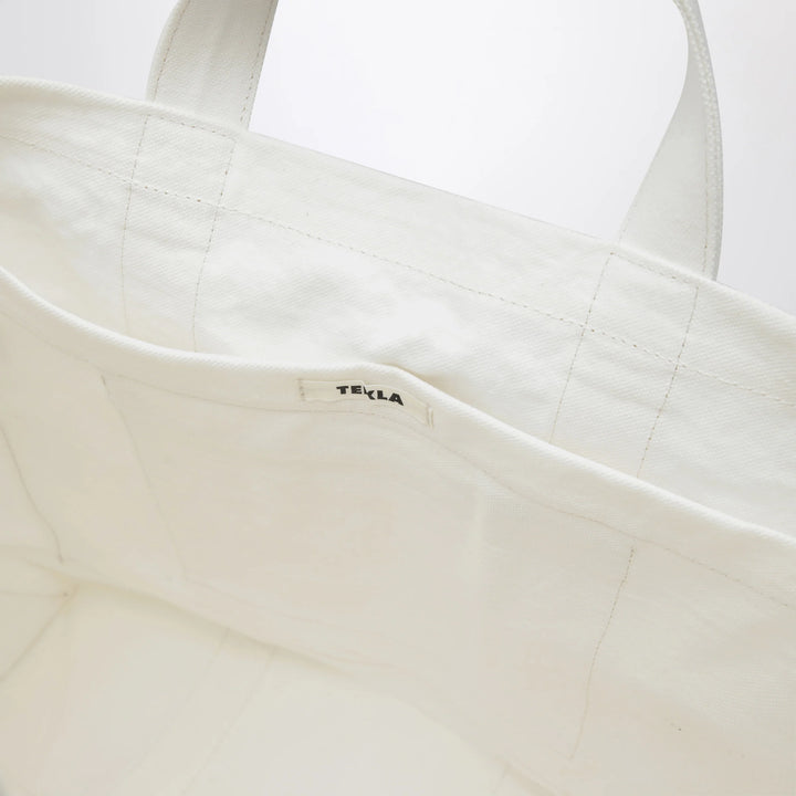 Tekla - White cotton beach bag