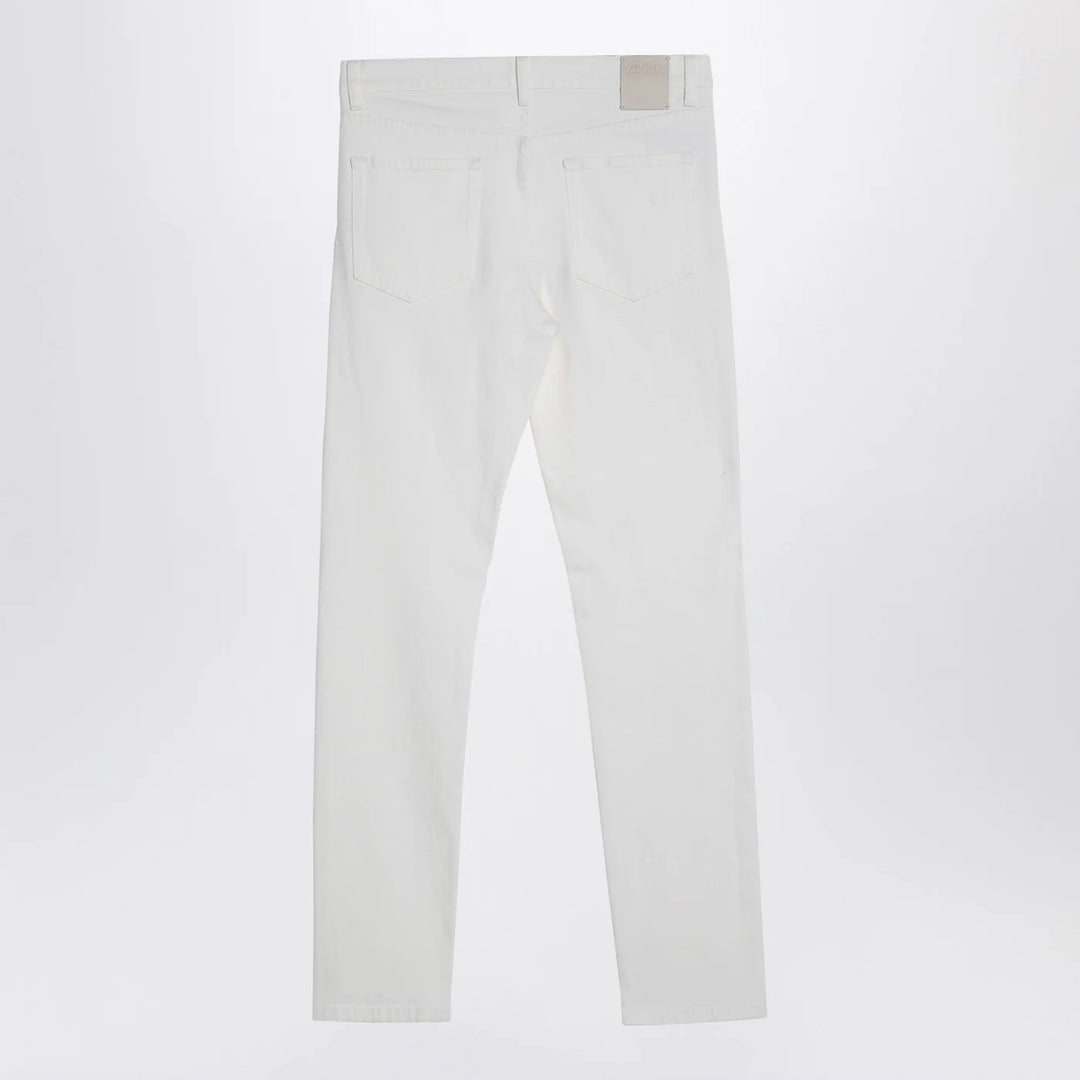 ZEGNA - White slim jeans