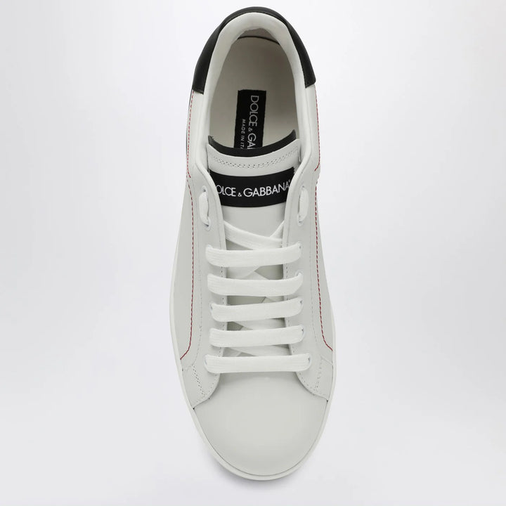 Dolce&amp;Gabbana - Portofino white/black leather Sneakers