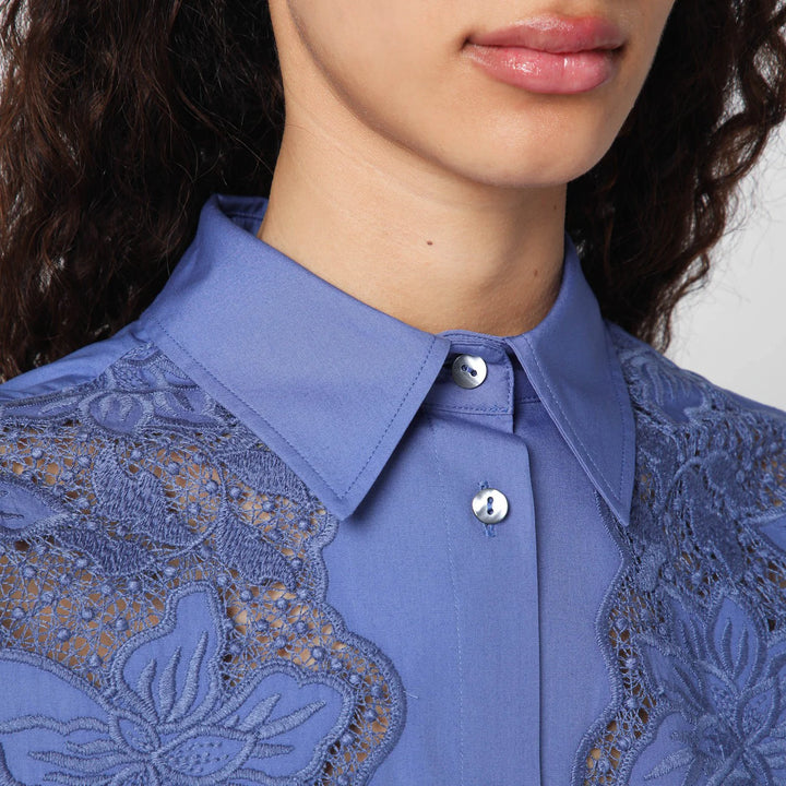 P.A.R.O.S.H. - Embroidered cotton shirt