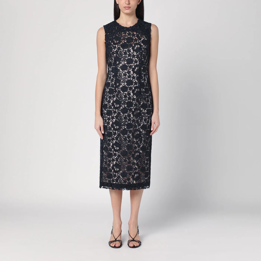 P.A.R.O.S.H. - Blue lace midi dress