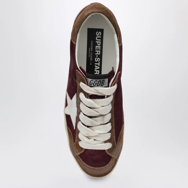 Golden Goose - Bordeaux/white/brown Super Star Sneakers