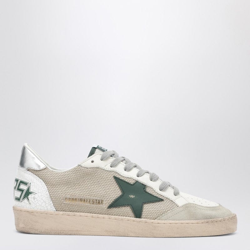 Shoes Golden Goose - Ballstar sneakers in white and green with vintage effect - 42 IT Brand