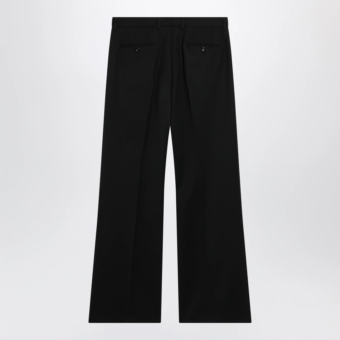 Dolce&amp;Gabbana - Tailored trousers in black cotton