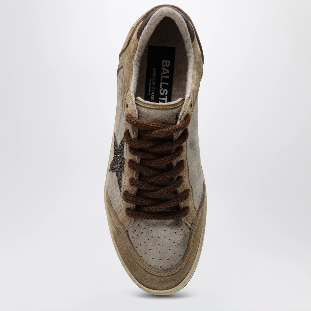 Golden Goose - Ball-Star beige/brown suede Sneakers