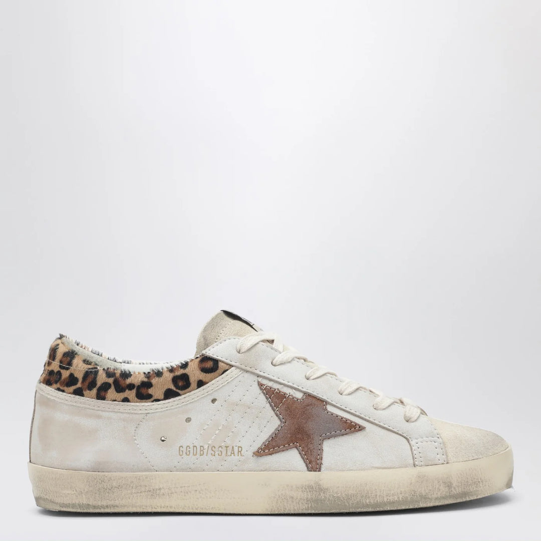 Golden Goose - Super-Star beige Sneakers with pony hair details