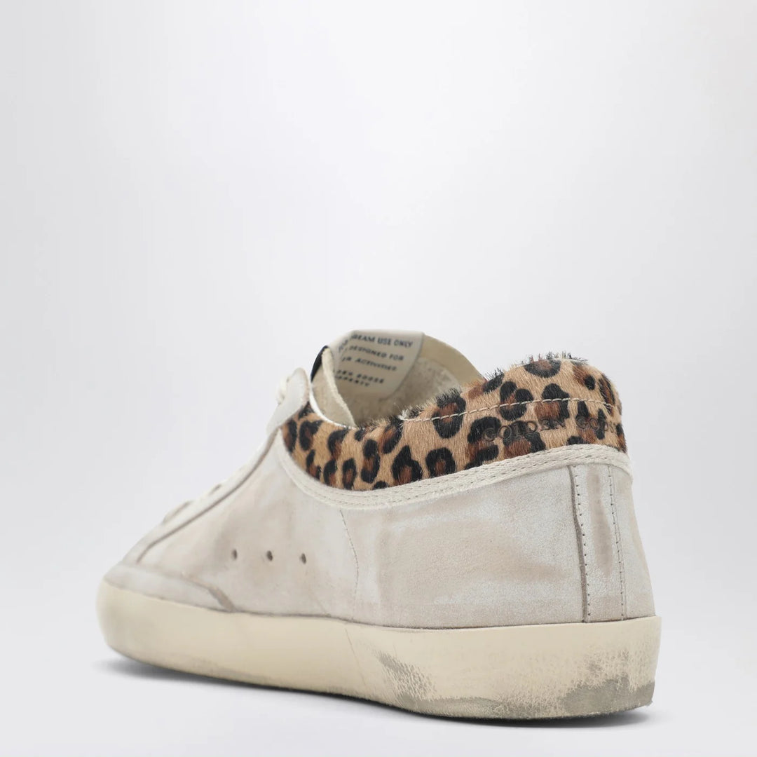 Golden Goose - Super-Star beige Sneakers with pony hair details