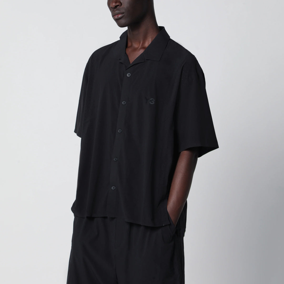 adidas Y-3 - Ultralight Woven loose-fit shirt in black