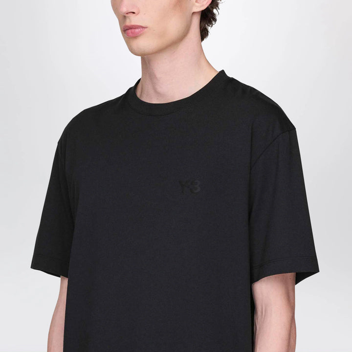 adidas Y-3 - Black T-shirt with logo
