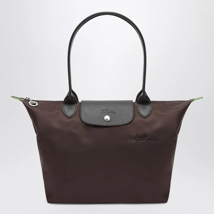 Longchamp - Mocha coloured Le Pliage Green M bag