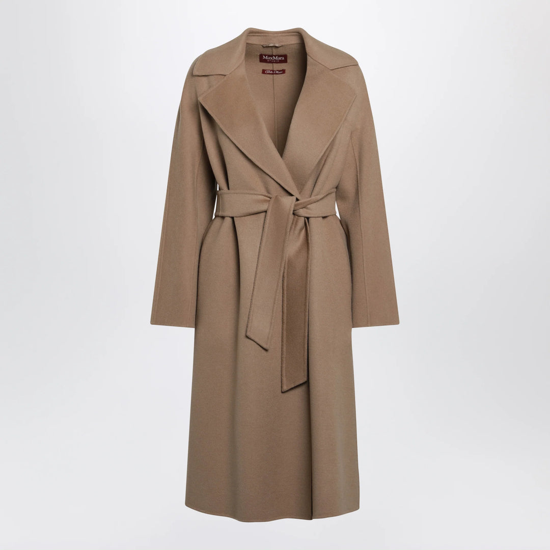 Max Mara Studio - Camel belted coat in wool blend