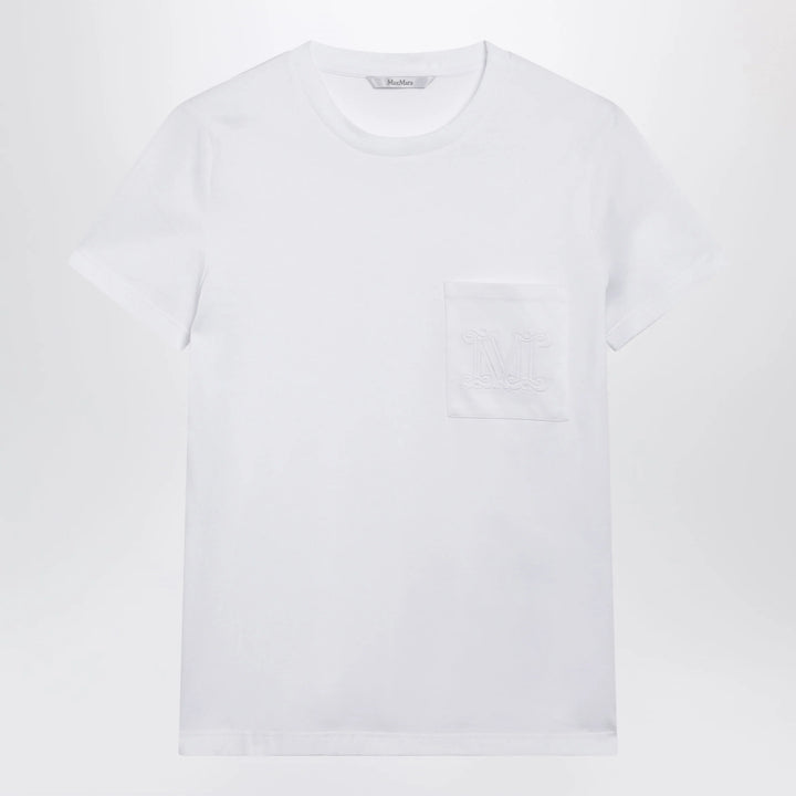 Max Mara - White cotton jersey T-shirt