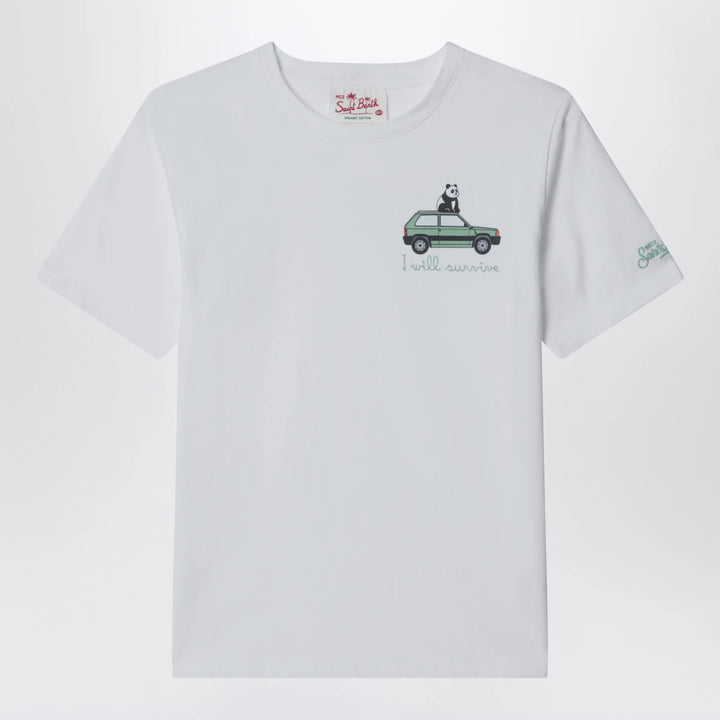 MC2 Saint Barth - White I Will Survive T-shirt