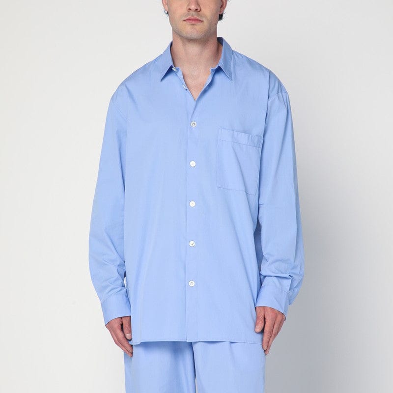 Underwear Tekla - Cornflower blue pyjama shirt - L Brand