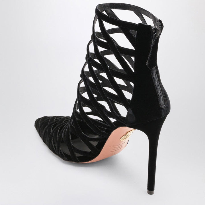 Pumps 36.5 Aquazzura Black perforated décolleté with zip Brand