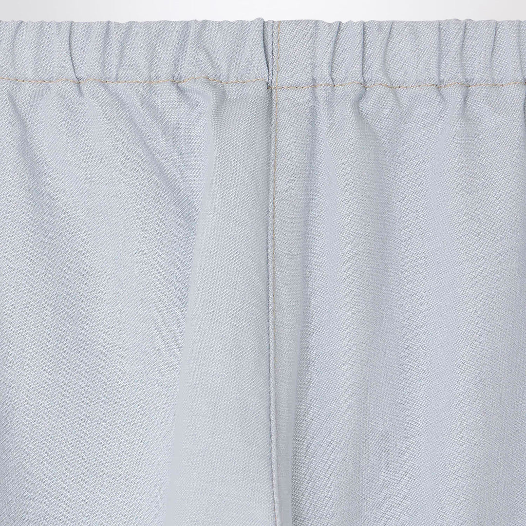 Bonpoint - Bandy light blue cotton chambray trousers