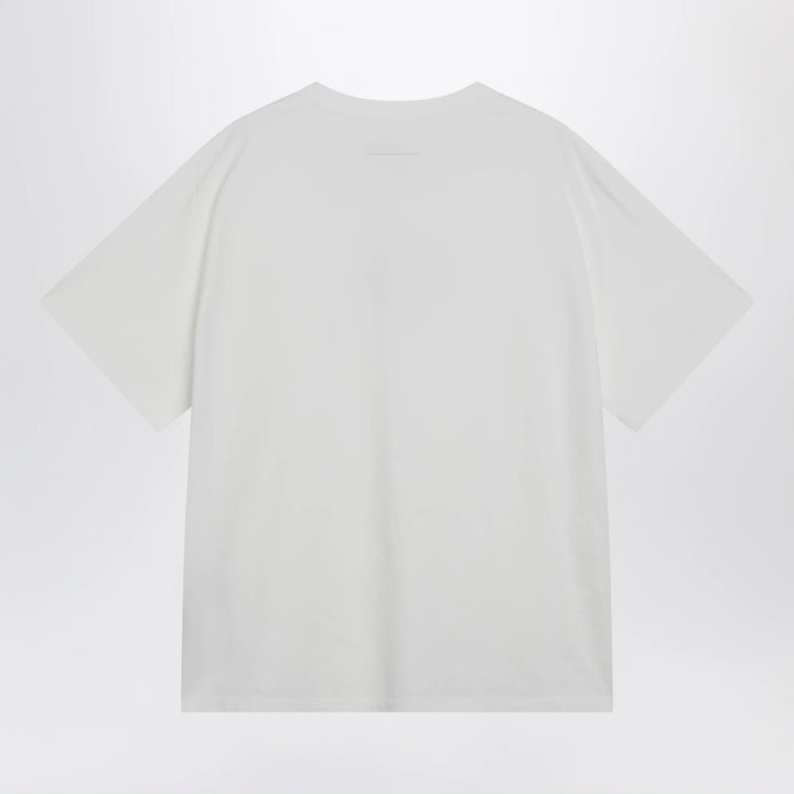 MM6 Maison Margiela - White T-shirt with logo print