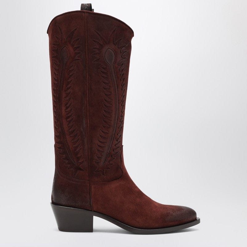 Shoes Sartore - Brown suede Frida western boot - 41 IT Brand
