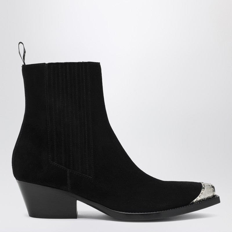 Shoes Sartore - Black suede Wax ankle boot - 39 IT Brand