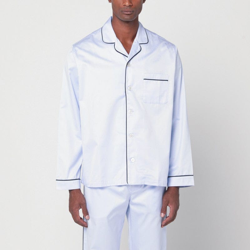 Underwear Tekla - Light blue pyjama shirt - M Brand