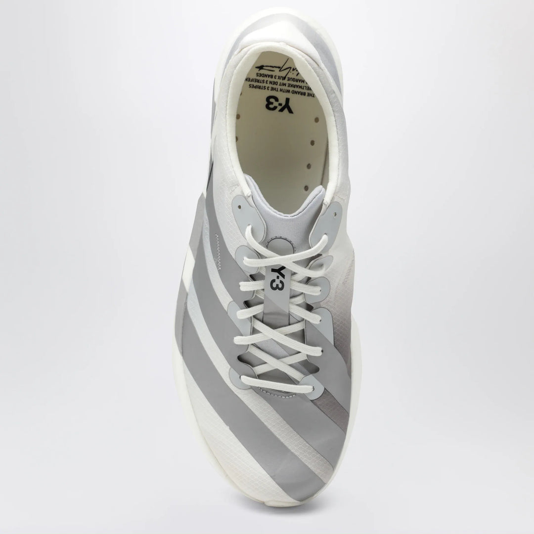 adidas Y-3 - Adios 9 mesh trainers in chalk white and grey Brand Apparel &amp; Accessories