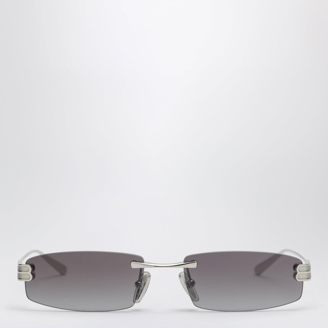 Apparel &amp; Accessories TU Balenciaga - Gossip rectangular Silver/Gradient Grey sunglasses Brand