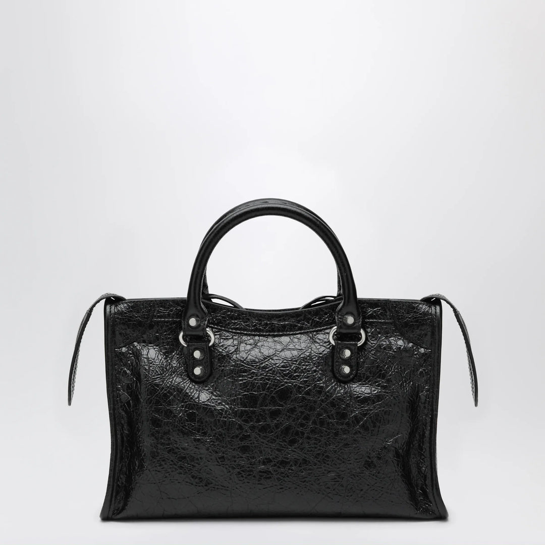 Balenciaga - Le City small lambskin leather bag in black Brand Apparel &amp; Accessories TU