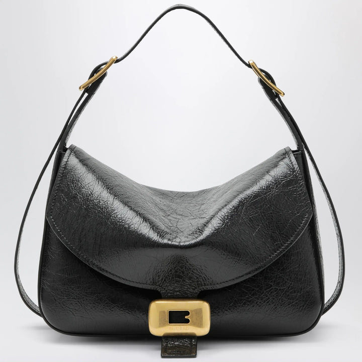 Balenciaga - Medium Clicca shoulder bag in lambskin leather, black Brand Apparel &amp; Accessories TU