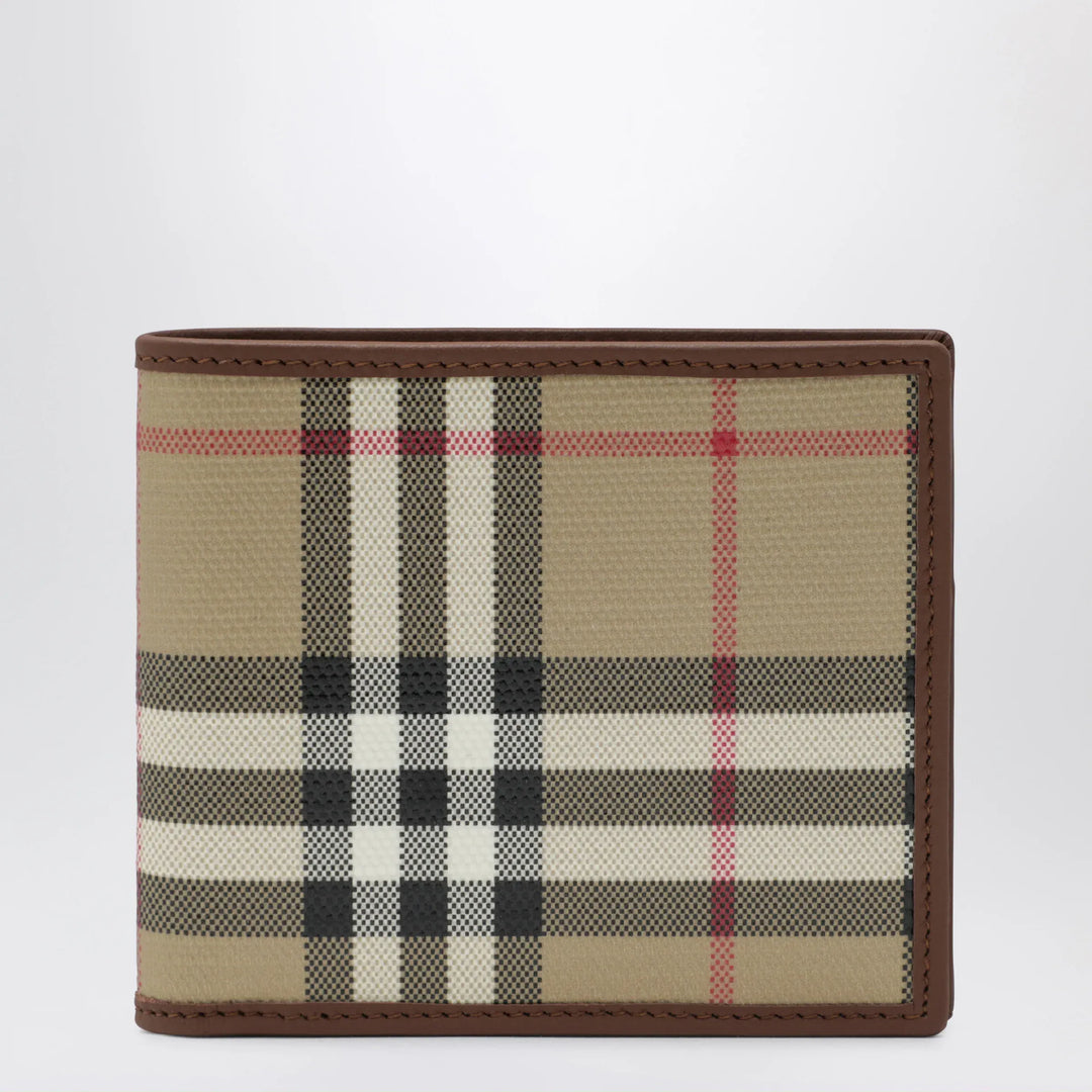 Burberry - Beige Check bifold wallet Brand Apparel &amp; Accessories U