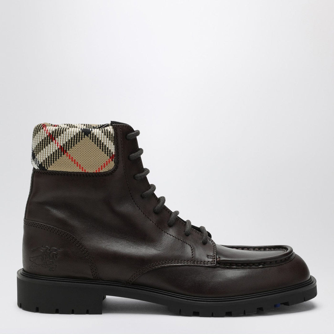 Apparel & Accessories Burberry - Brown leather amphibian rogue Brand