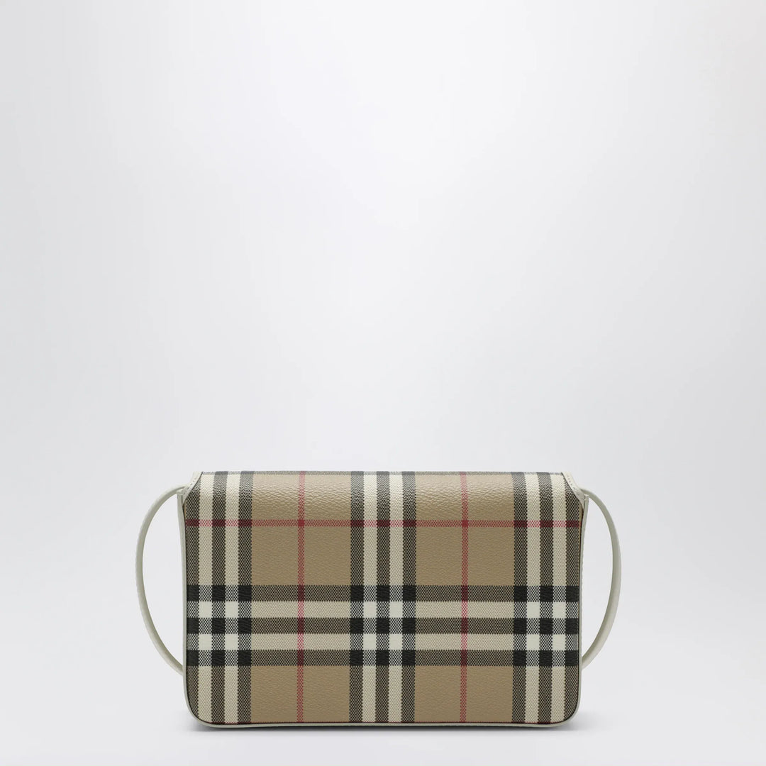 Burberry - White Hampshire bag with Check pattern Brand Apparel &amp; Accessories TU