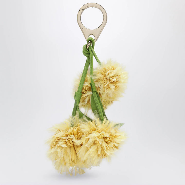 Christian Louboutin - Leather bag charm in the shape of a mimosa Brand Apparel &amp; Accessories U