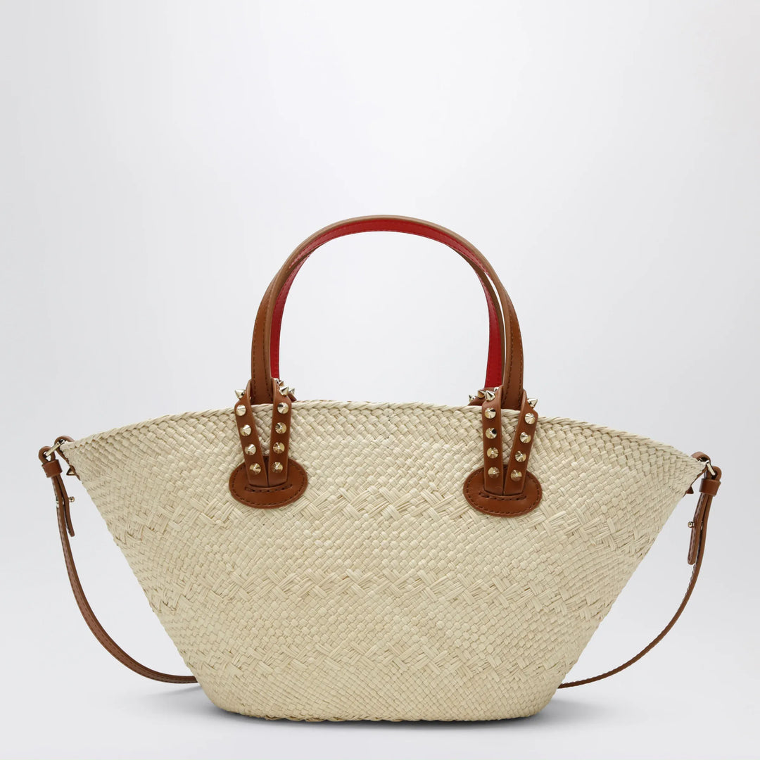 Christian Louboutin - Raffia and calf leather Tote bag Cabata small Brand Apparel &amp; Accessories TU