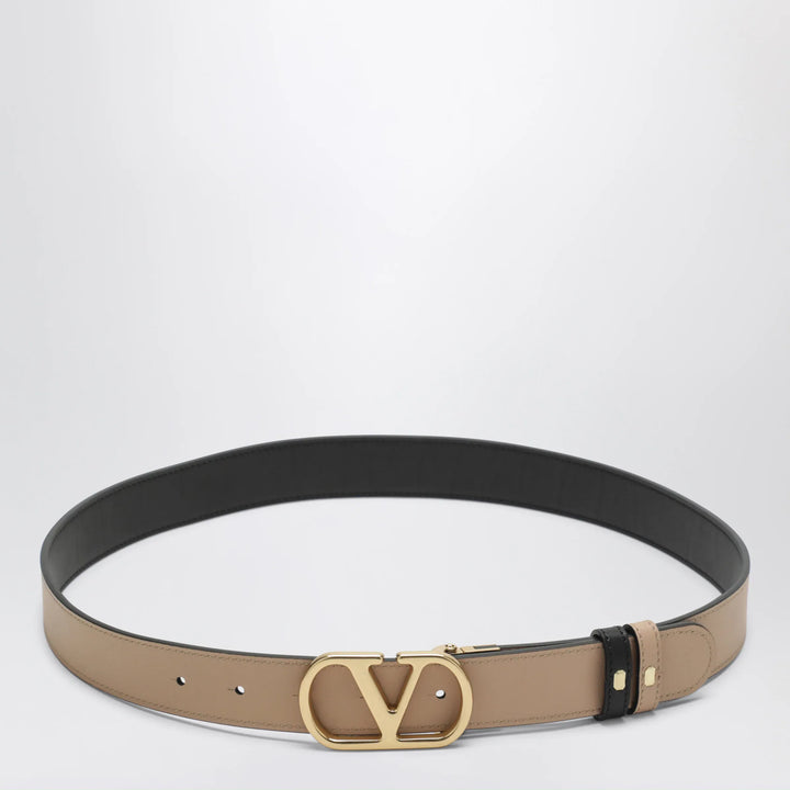 Valentino Garavani - Black/Pink reversible VLogo Signature belt Brand Apparel &amp; Accessories > Clothing Accessories > Belts