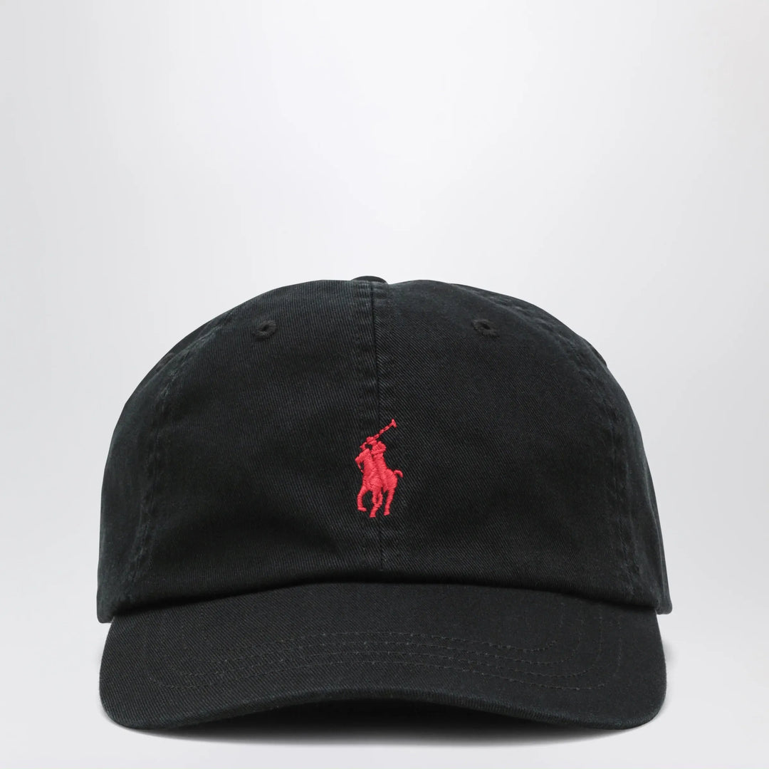 Polo Ralph Lauren - Black baseball cap with logo Brand Apparel &amp; Accessories > Clothing Accessories > Hats U
