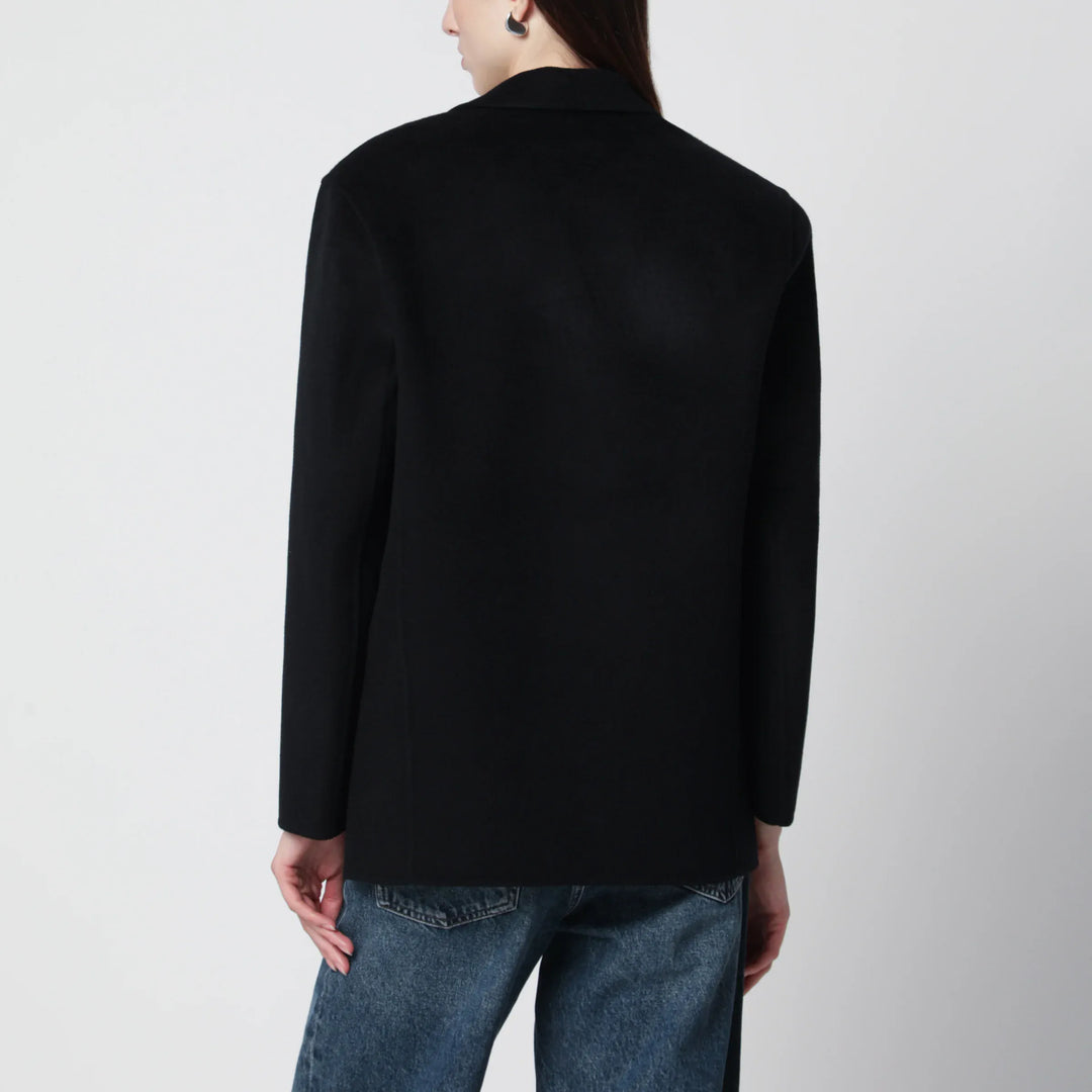 ANINE BING - Quinn oversized wool-cashmere blazer in black Brand Apparel &amp; Accessories > Clothing > Outerwear > Coats &amp; Jackets