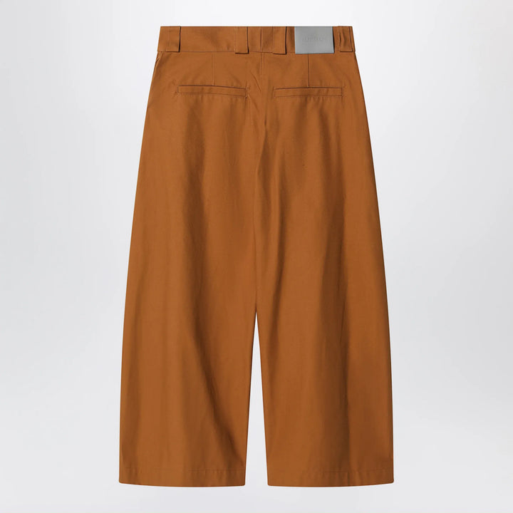 Balenciaga - Camel-colored cotton trousers Brand Apparel &amp; Accessories > Clothing > Pants